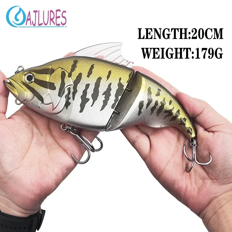Vatalion Megaboss Swimbait 200F — Señuelo flotante articulado - imagen 3