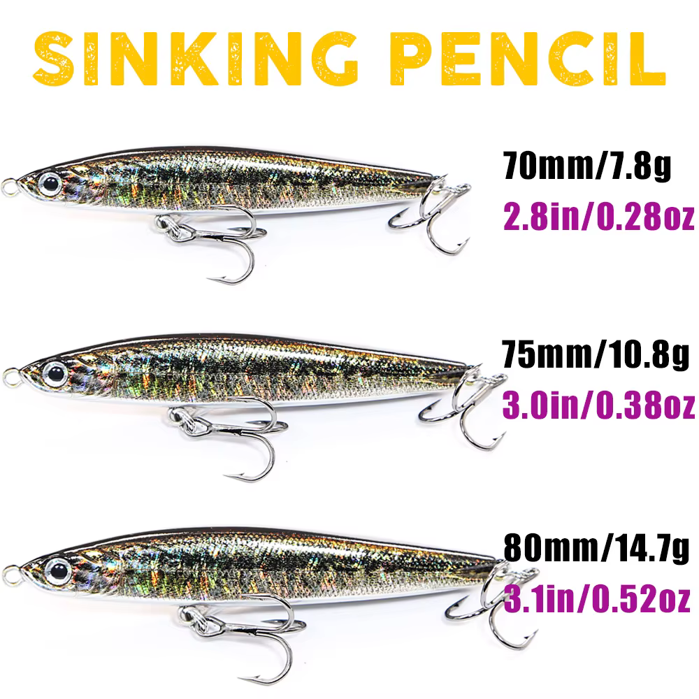 B&U Señuelo Jerk Hundidor 90mm para Lubina - imagen 5