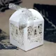Cajas de regalo creativas torre Eiffel para dulces de boda - imagen 2