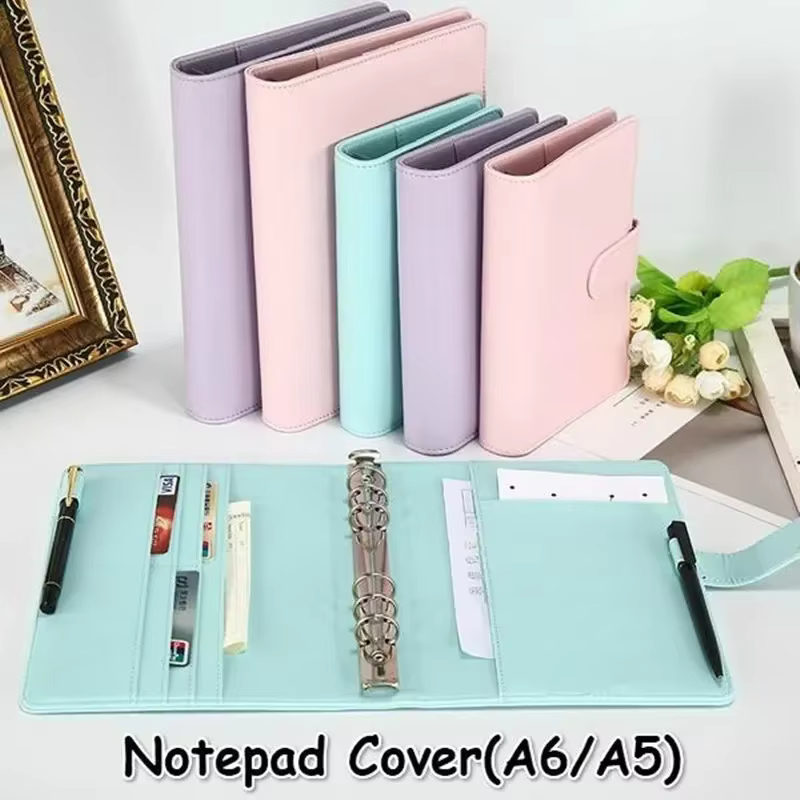 Carpeta de Anillas Cuero PU Vintage – Multiusos para Oficina y Hogar - imagen 3