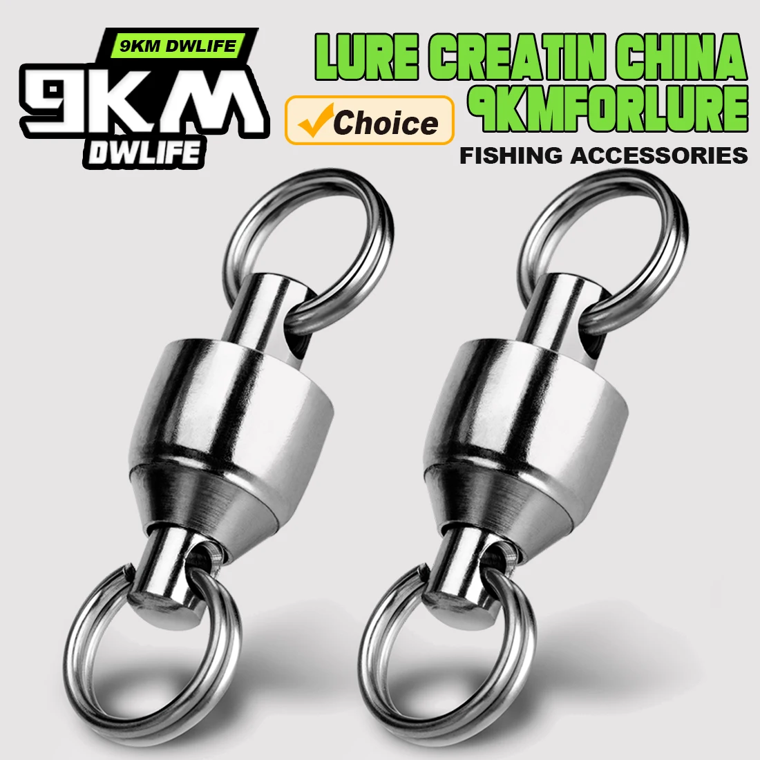 Rodamientos giratorios 9KM – Anillo partido de acero inoxidable
