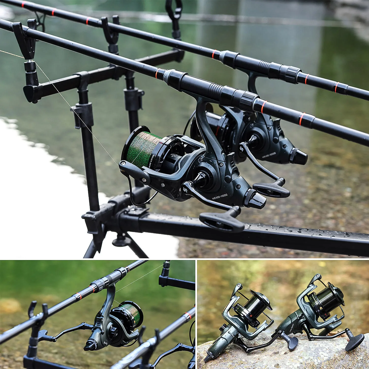 Carrete listo para pesca