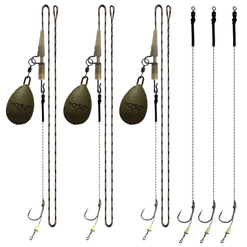Kit Pesca Carpa con Anzuelos Huevo y Plomos para Montajes - imagen 2