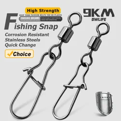 Snap Giratorio Duo-Lock de Latón – Barril Rodante para Agua Salada