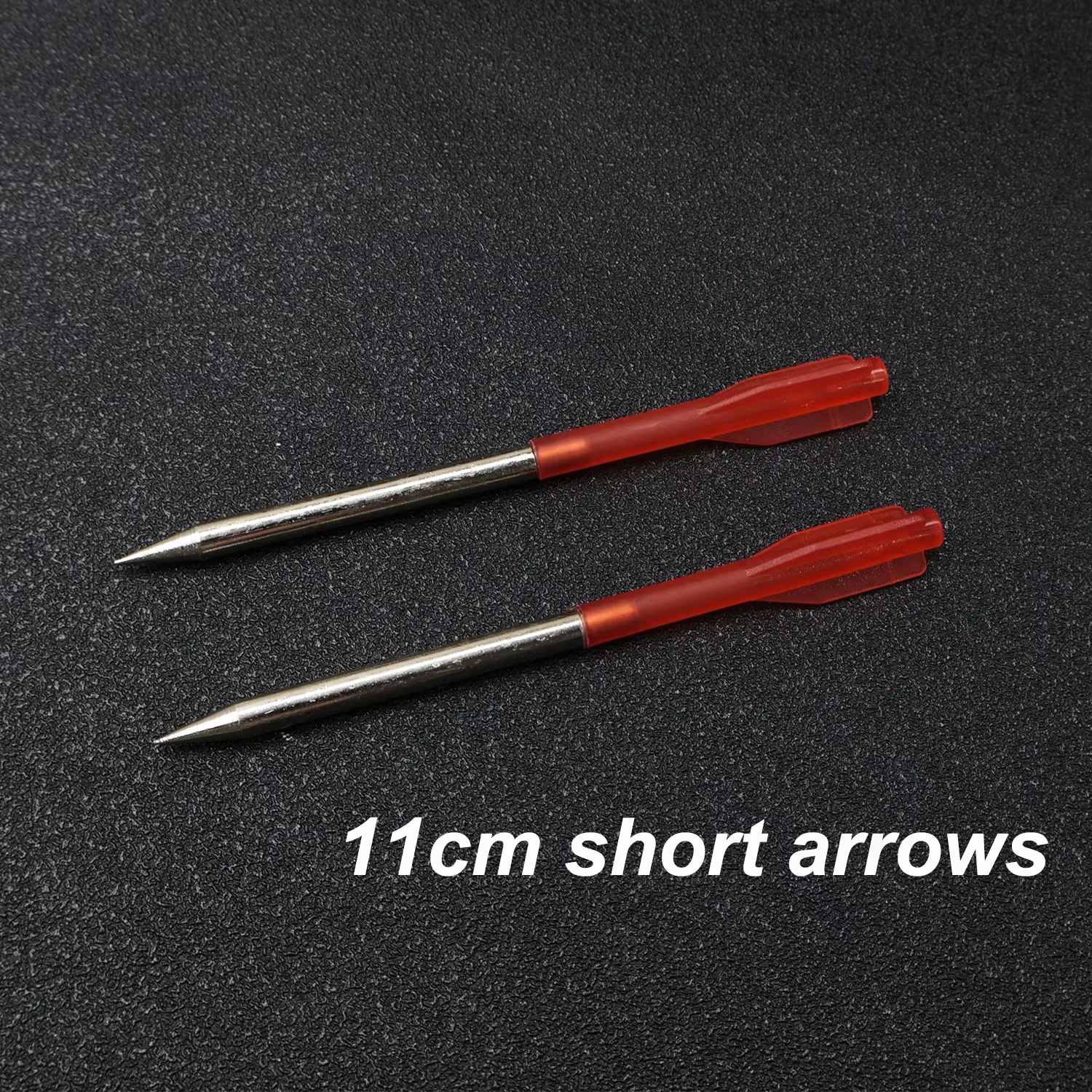 Dardo de metal rojo con aletas de precisión para tiro exterior - imagen 3