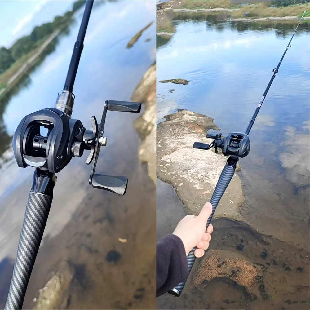 Caña y carrete spinning para pesca con señuelos - imagen 4