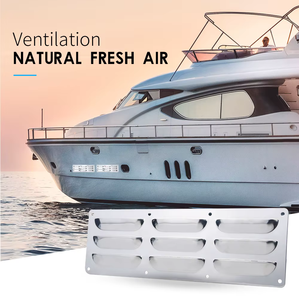 Rejilla ventilación louver acero inoxidable para embarcación - imagen 4
