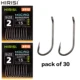 Anzuelo carpa Hirisi PTFE acero carbono con púas vástago largo - imagen 2