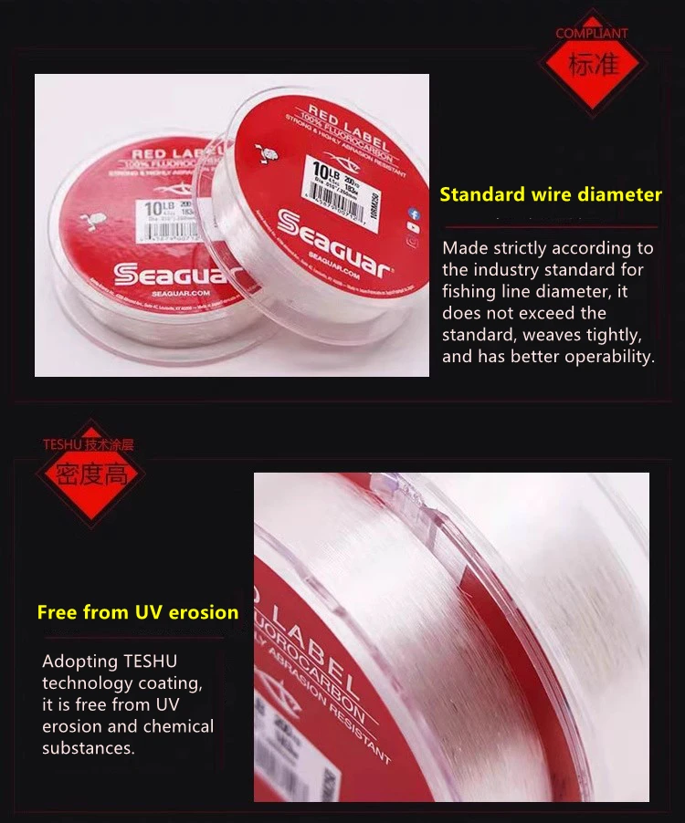 Carrete con línea Seaguar Red Label