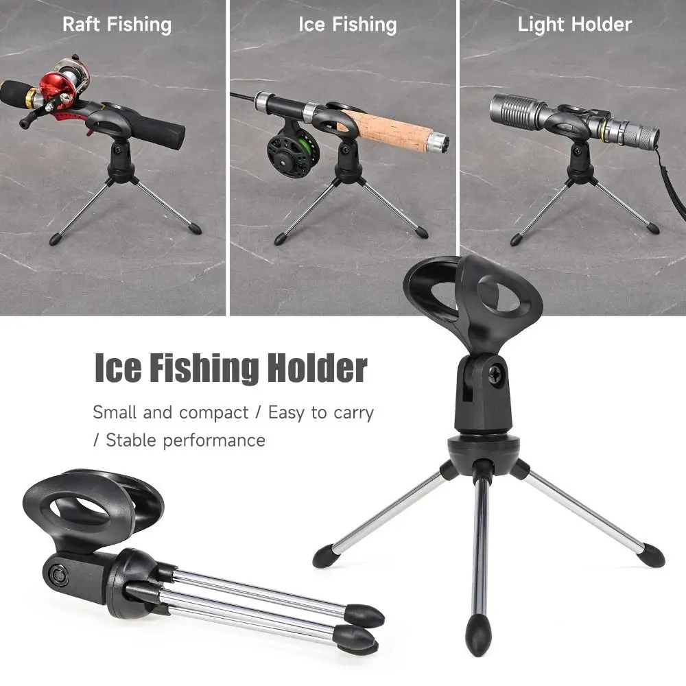 Soporte telescópico para cañas de pesca en hielo – diseño invernal