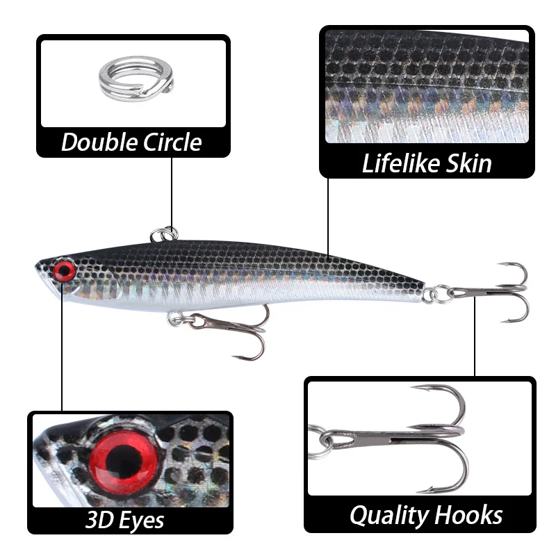 Señuelo de pesca VIB para invierno