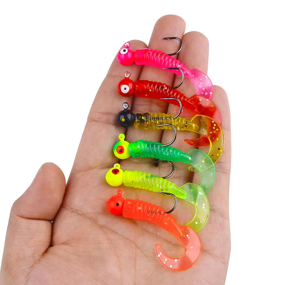 Jig Head Wobbler para vinilo – Reclamo vibrante para lubina
