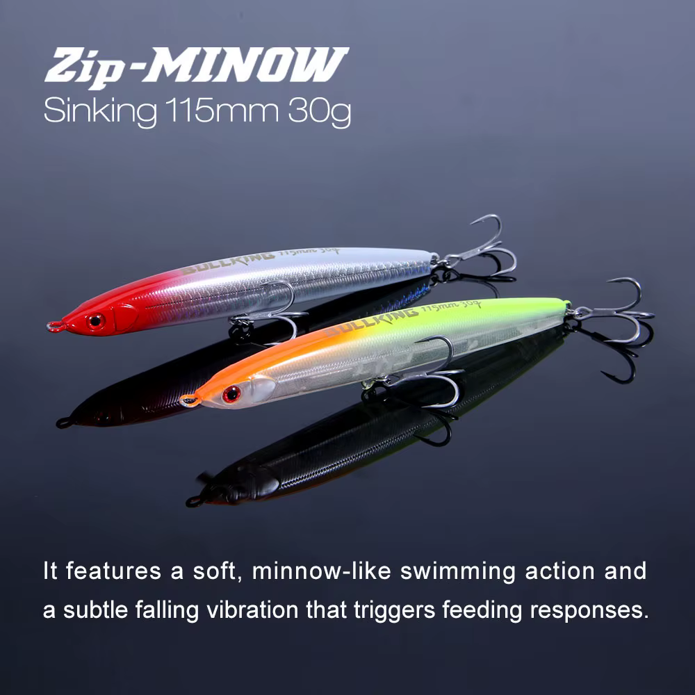 FSTK Palo hundible 115mm – Lápiz Minow para lubina