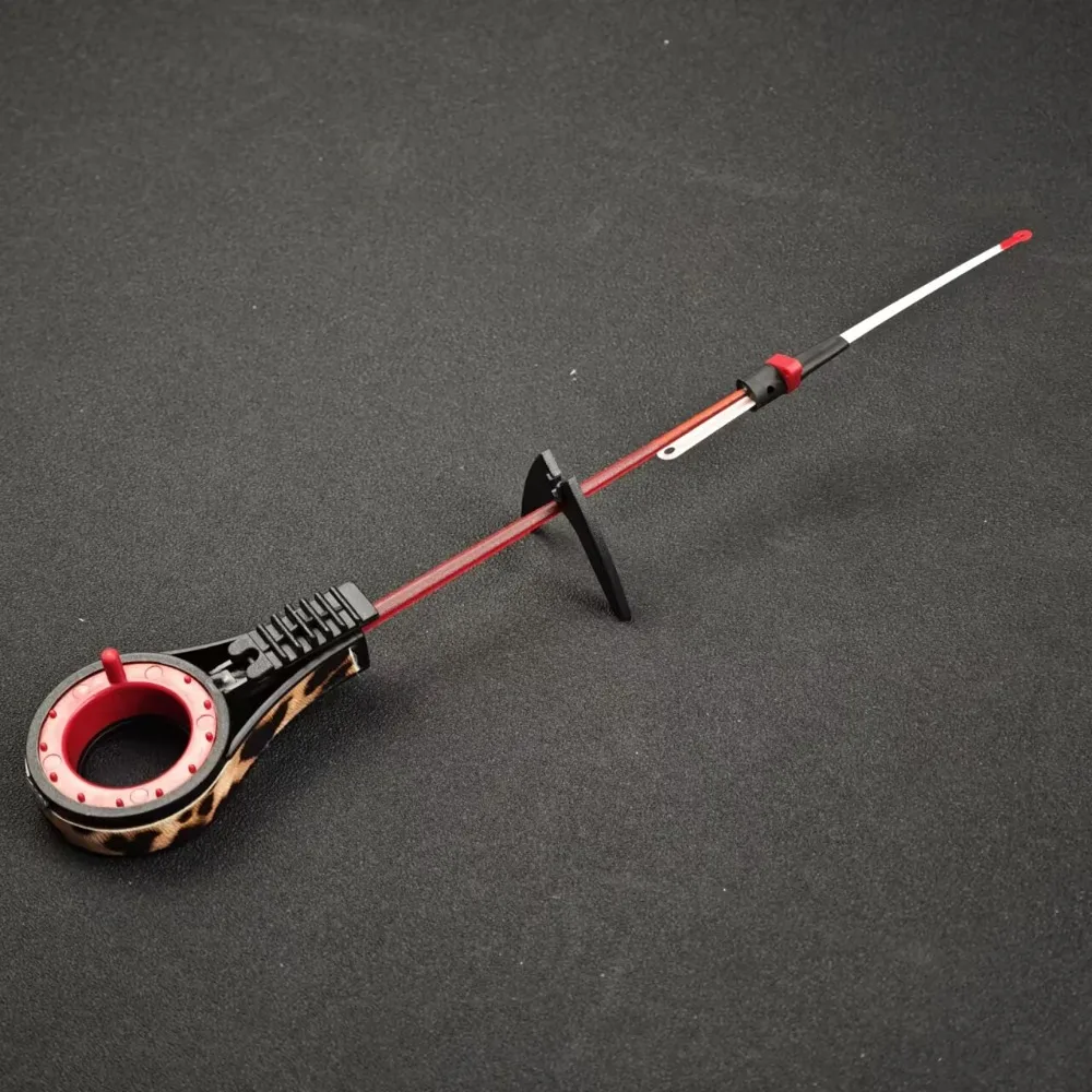 ACKIBBIK Caña de Pesca en Hielo con Carrete Portátil – Trucha - imagen 2