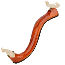 Soporte de hombro para violín de madera y tela ajustable