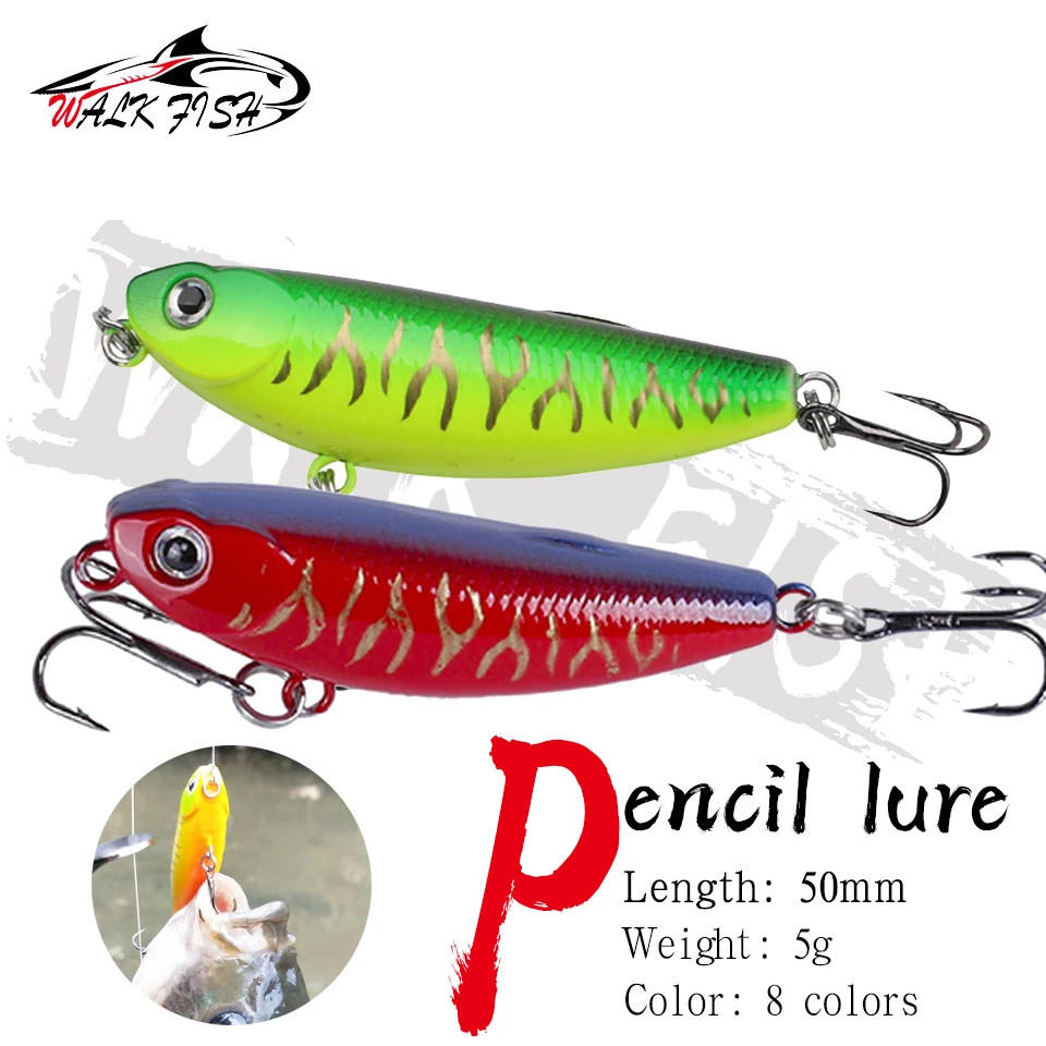 WALK FISH Señuelo Lápiz Flotante Wobbler – Cebo Duro Pesca - imagen 2