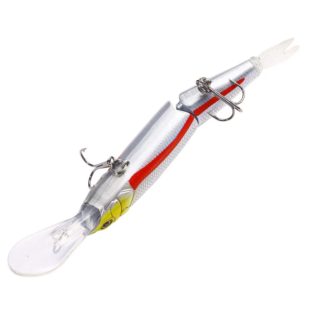 Señuelo Jointbait Swimbait Minnow Wobbler duro para lucio y zander - imagen 3