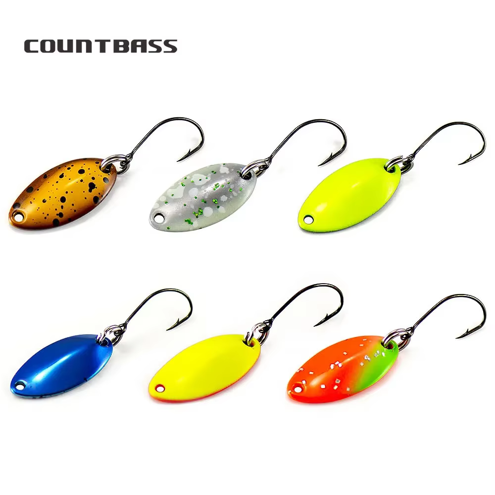 Countbass Señuelo cuchara de fundición de latón para salmón y trucha - imagen 2