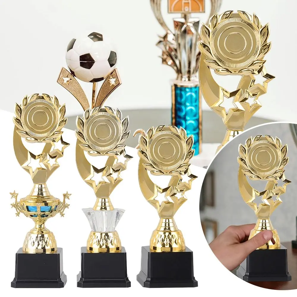 Trofeo Dorado de Plástico para Fútbol, Copa de Premio Escolar - imagen 2