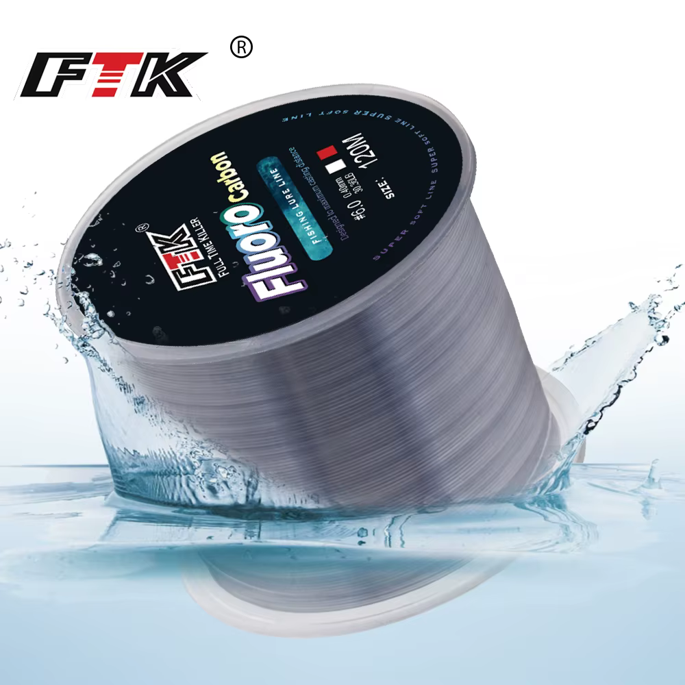 Línea fluorocarbon recubierta 120 m 0,20-0,60 mm 7,15-45 lb señuelos - imagen 4