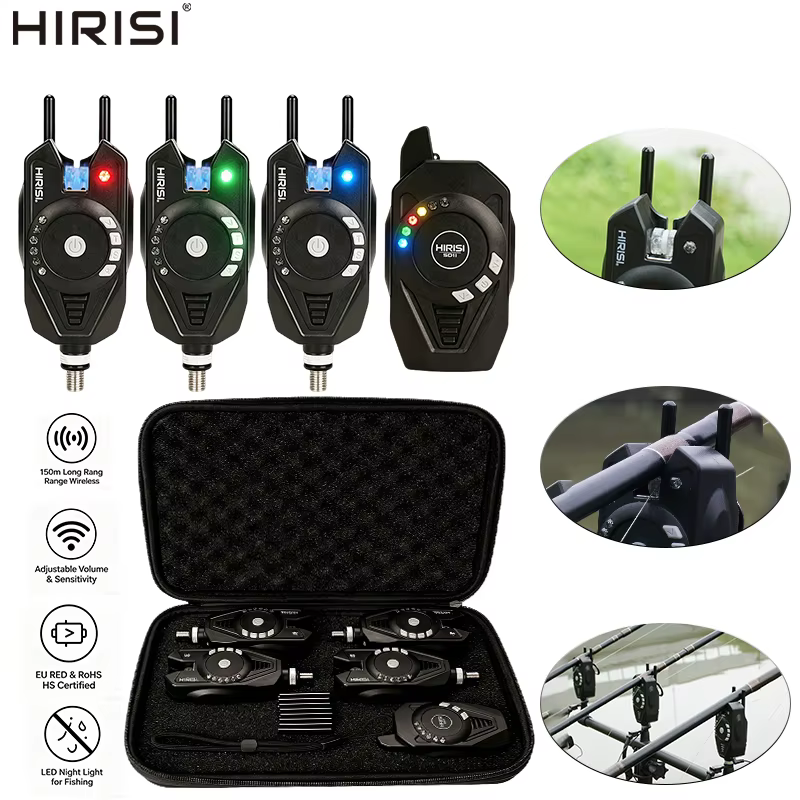 Alarma Inalámbrica Carpa Hirisi – LED Nocturno y Vibración Ajustable - imagen 3