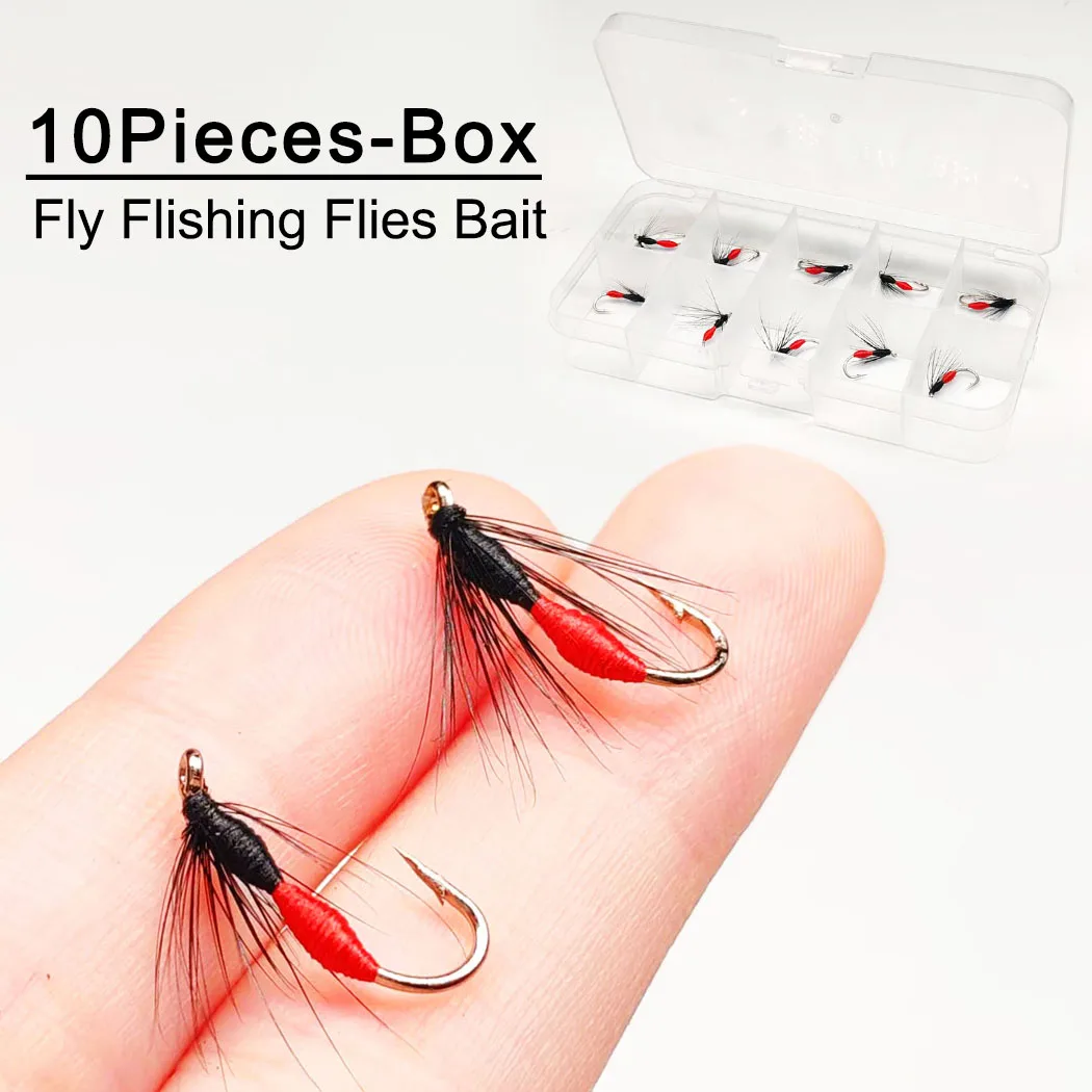ninfa roja artificial para pesca