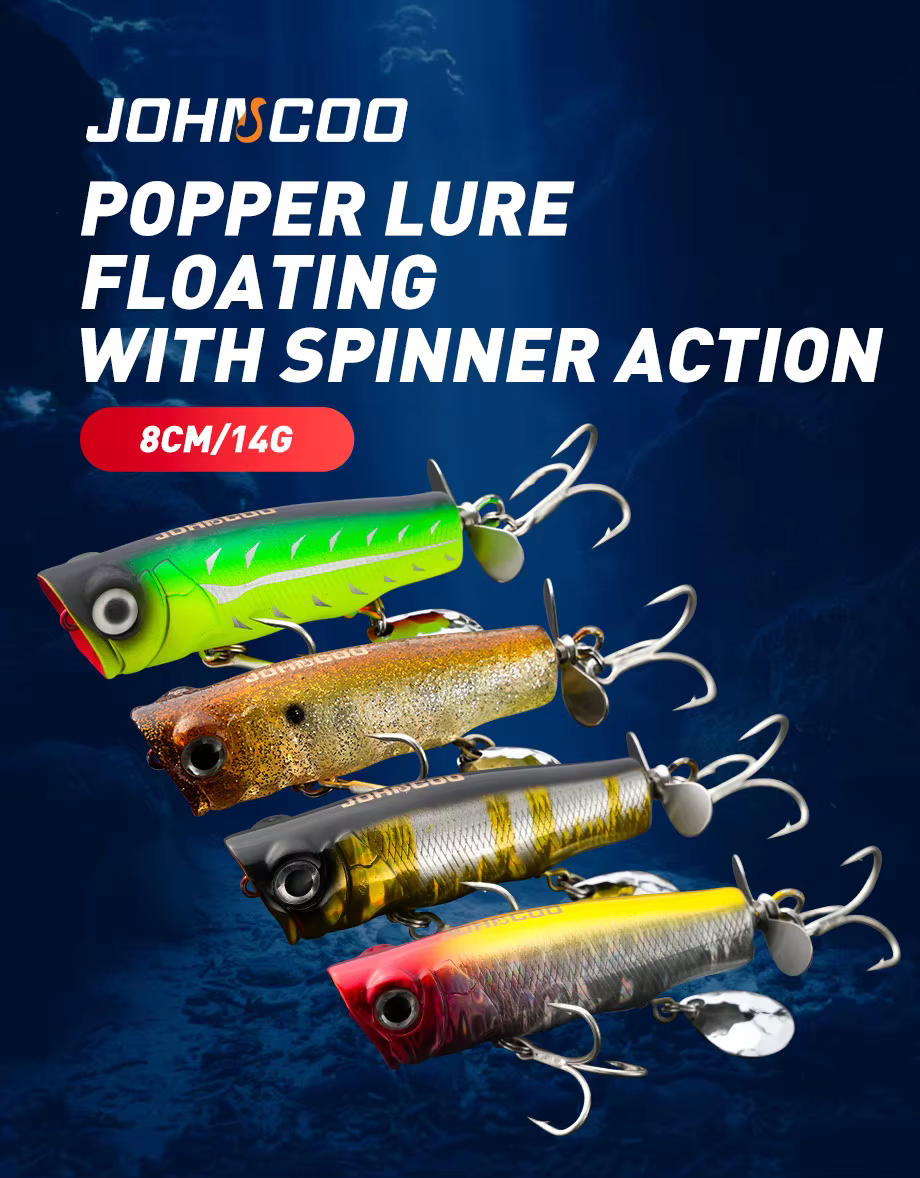 Popper topwater Johncoo 8cm 14g