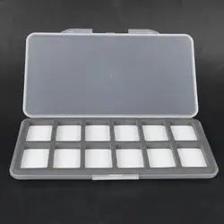 Organizador de Pesca con Base Magnética y Tapa Transparente