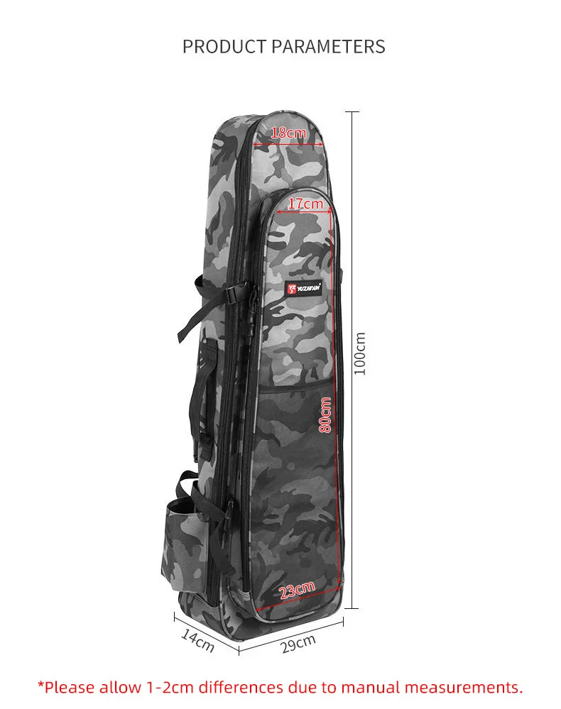 Bolsa táctica vista frontal