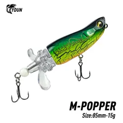 Popper de superficie – Señuelo duro para black bass y lucio