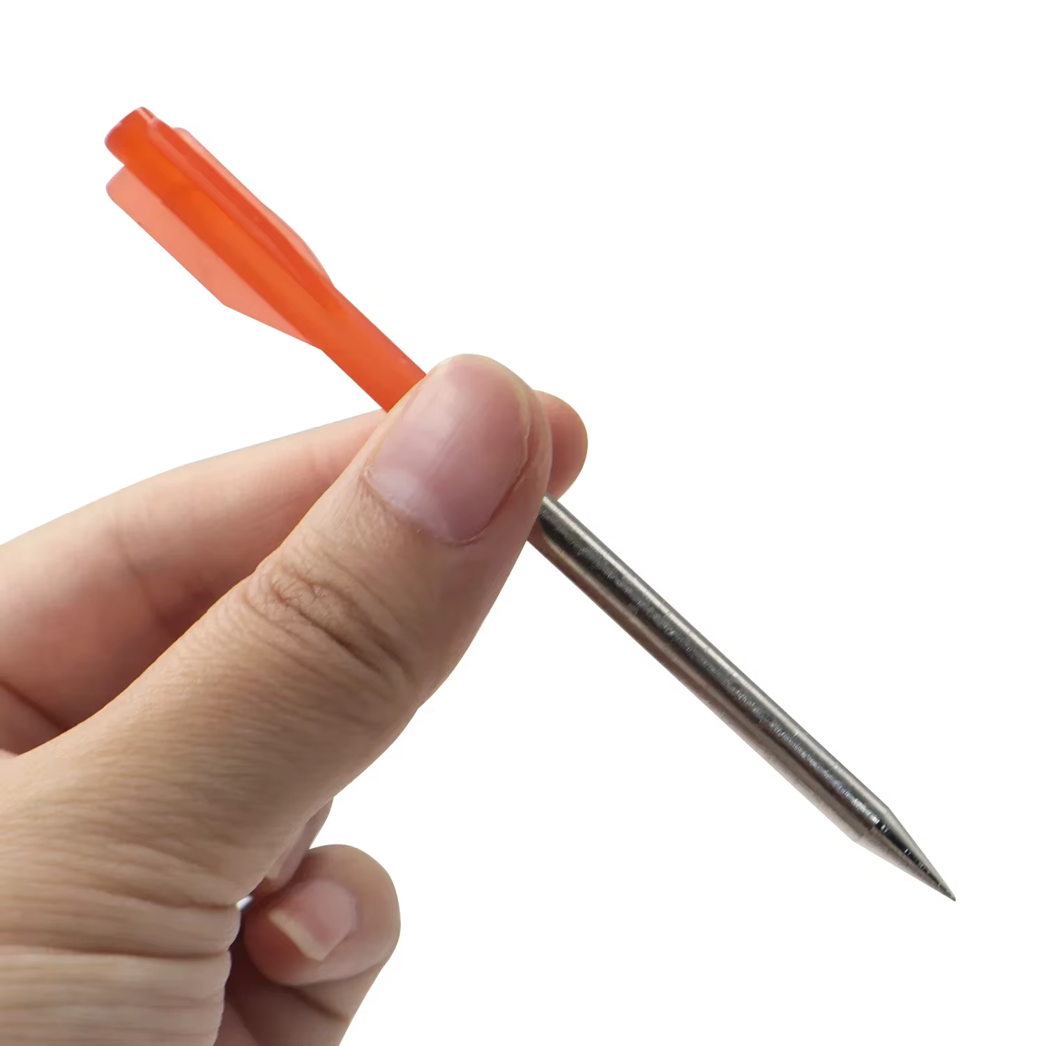 Dardo de metal rojo con aletas de precisión para tiro exterior - imagen 5