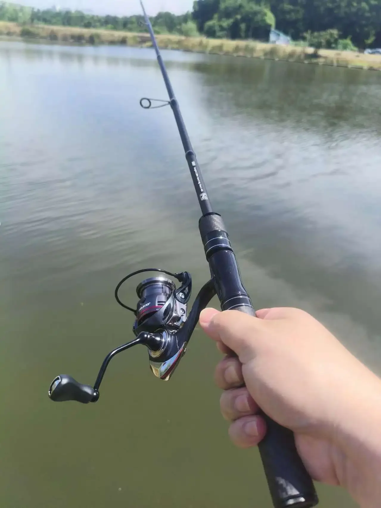DEUKIO Combo caña y carrete ultraligero de carbono para pescar - imagen 5