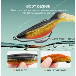 ESFISHING Dragon Grub – Señuelo blando para carpa y lucio
