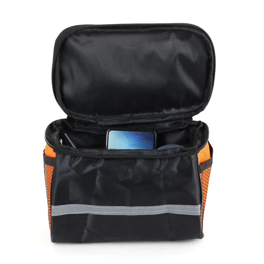 Bolsa reflectante para manillar de bicicleta con cesta delantera - imagen 4