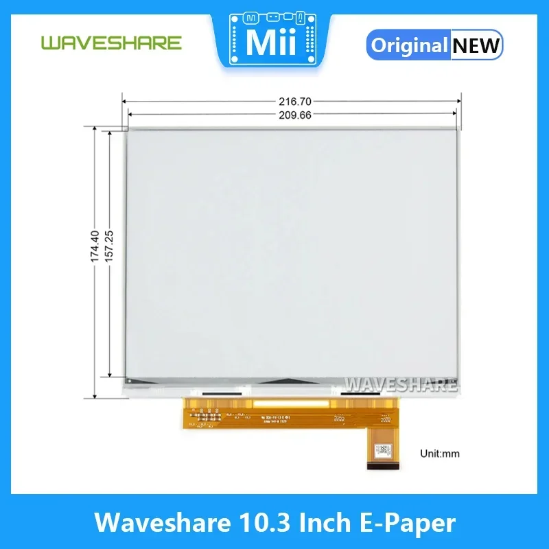 Raspberry Pi pantalla de papel electrónico E-Ink blanco y negro - imagen 2