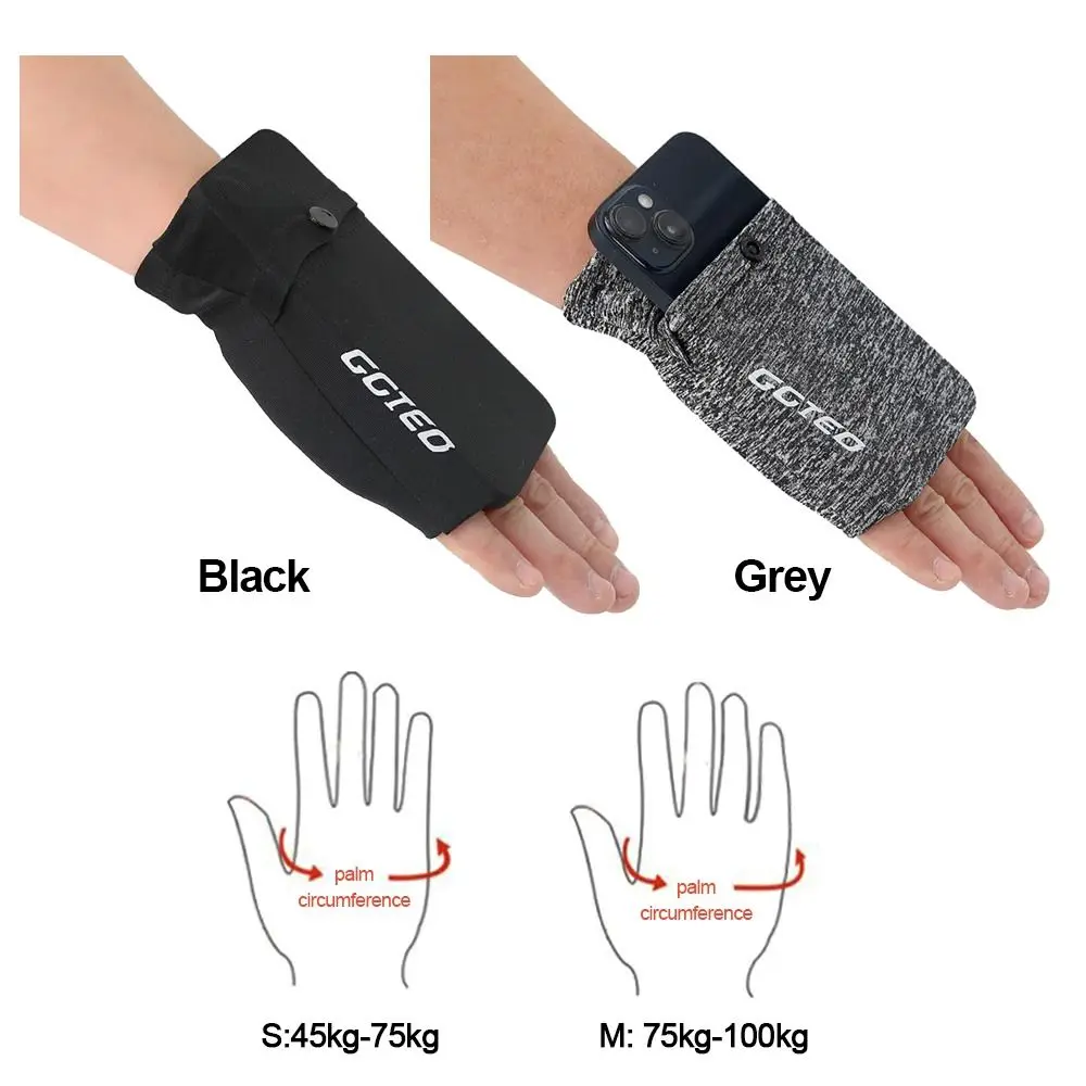 Bolsa deportiva para teléfono negra y gris con protección - imagen 4