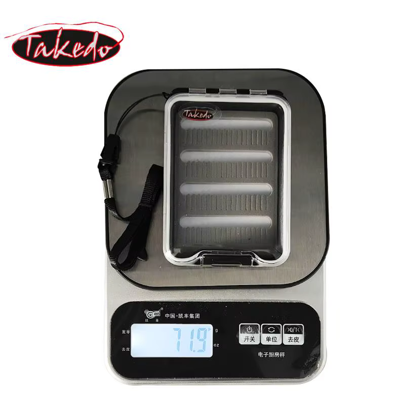 TAKEDO LF04 caja de pesca impermeable para moscas trucha y salmón - imagen 3