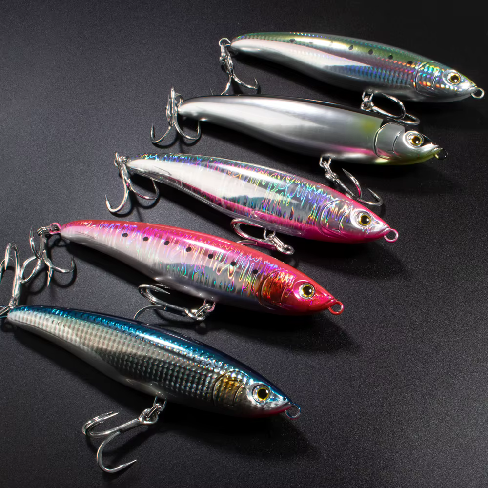 JIGGING PRO Señuelo Lápiz 180mm 75g con anzuelos triples - imagen 5