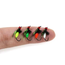 Micro señuelos mosca y mosquito para peces pequeños en agua dulce