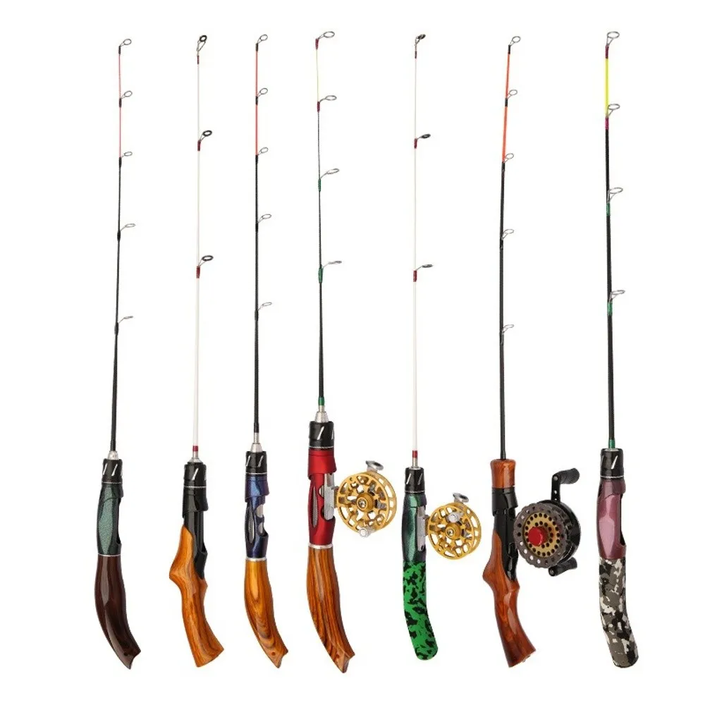 Caña de pesca retráctil/portátil de 50 cm para llevar en mochila