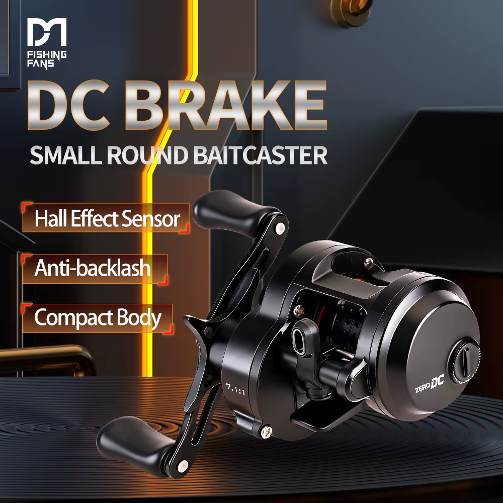 Carrete de Pescar FISHINGFANS DC-ROUND Ultraligero para Agua Salada - imagen 2