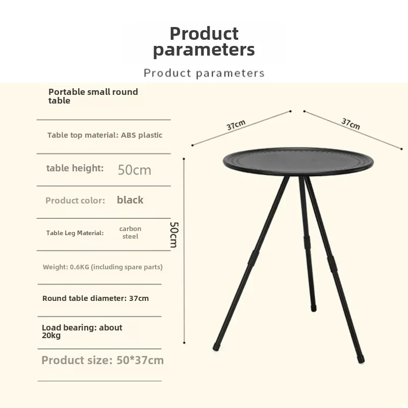 Mesa plegable de aluminio en uso exterior
