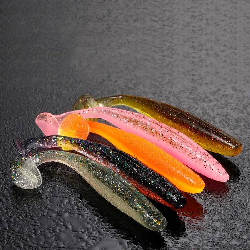 Señuelo blando swimbait con cola T y Jigging Head para pesca carpa - imagen 2