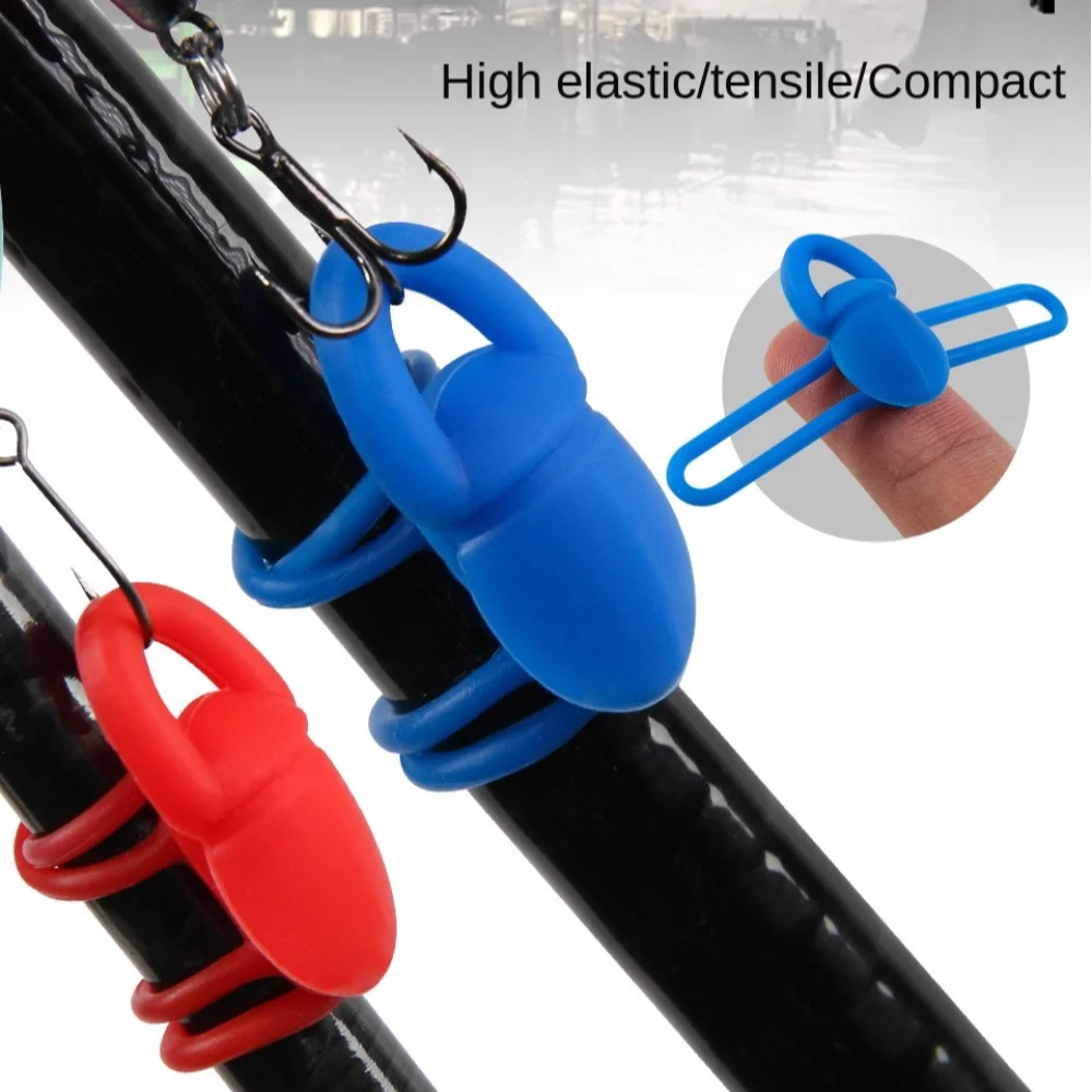 Anillos de goma de silicona con gancho para jigs y señuelos - imagen 5