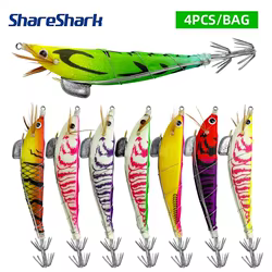 ShareShark señuelo de camarón hundimiento con alambre de acero luminoso