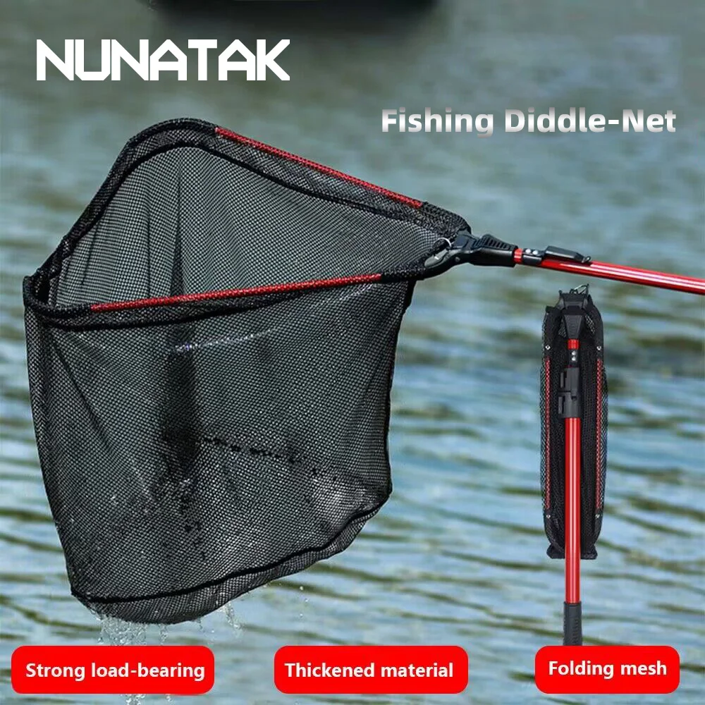 Red de pesca telescópica NUNATAK con malla triángulos para peces - imagen 5