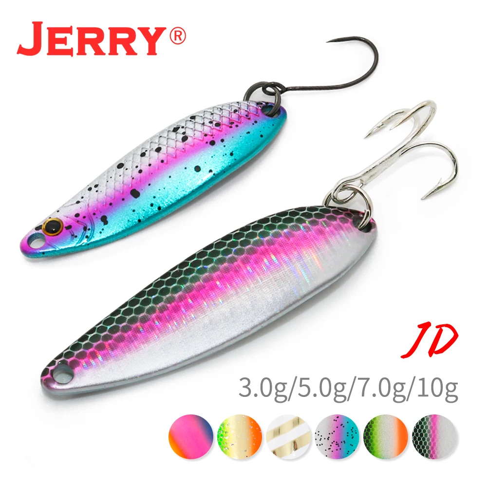 Jerry JD Spoon – Cuchara metálica jigging salmón lucioperca