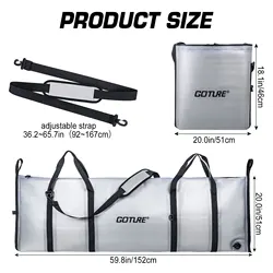 Bolsa Refrigerante Goture plegable, impermeable, para pescado vivo