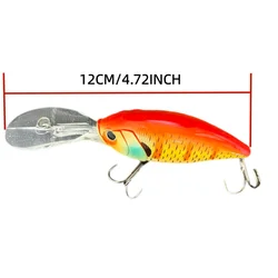 MEGAIMABASS Señuelo minnow flotante para lubina de aguas profundas