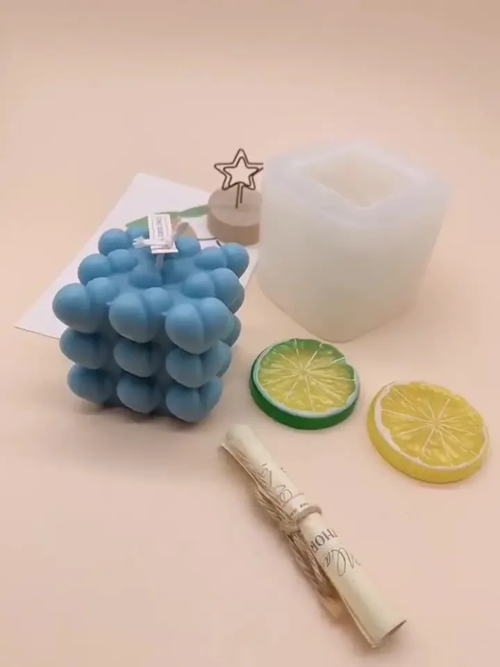 Material flexible del molde de silicona para un desmolde sencillo